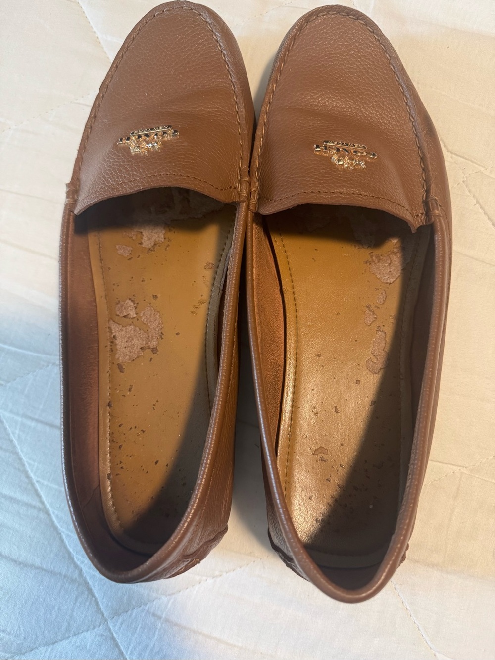 Classic Brown Leather Moccasin Loafers